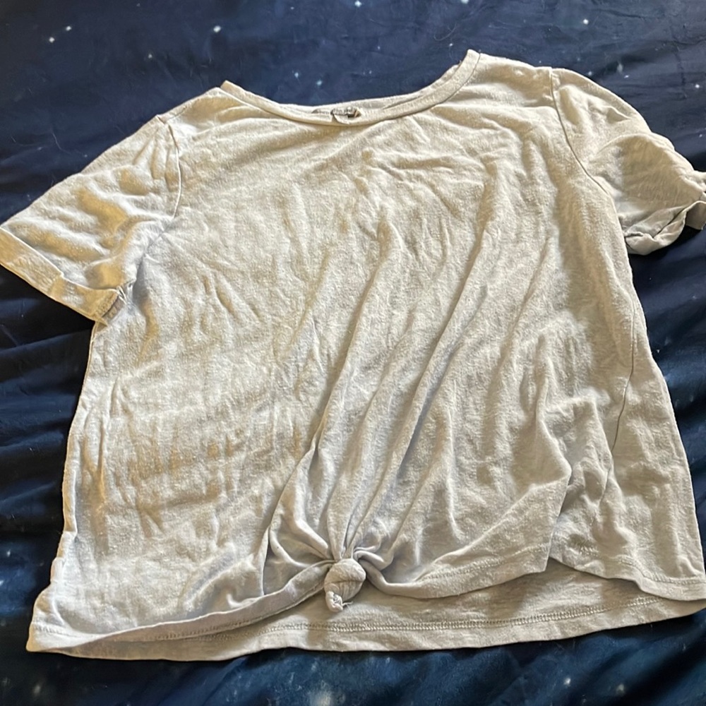 Charlotte russe size small blue tshirt. Used. Good condition